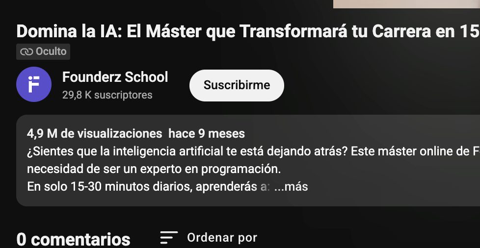 El mejor anuncio: 4,9 millones de visualizaciones.