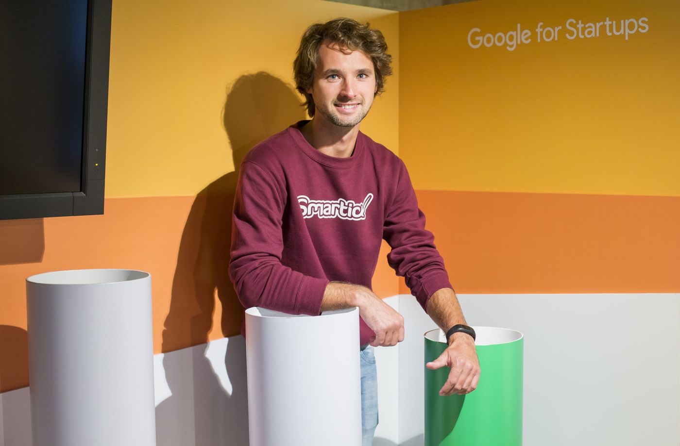 Maciek Strzyz en Google for Startups Campus